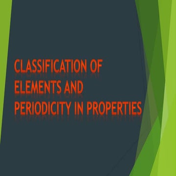 Classification period of elements anubhav jindal