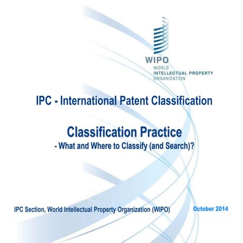 International patent classification | PPTX