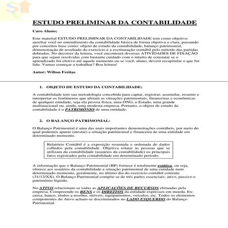 Tabela contas esaf | PDF