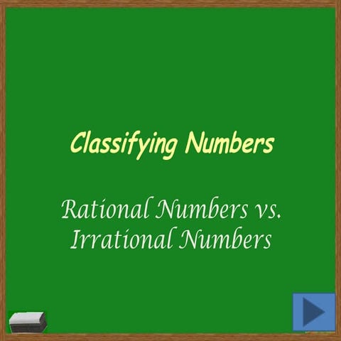 Classifying Numbers