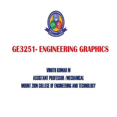 Class IV.pptx Engineering Graphics UNIT I