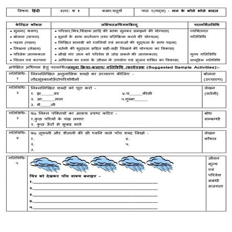 Class iv hindi-btb