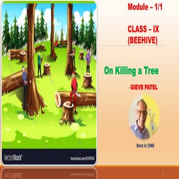 Class IX English On Killing a Tree PPT 1_1.pdf