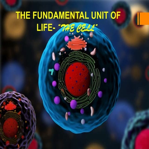 CLASS IX "THE CELL" pptx. Topper notes. | PPTX