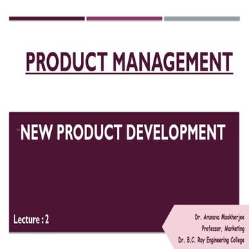 Class Lecture 2.pptx- NEW PRODUCT DEVELOPMENT