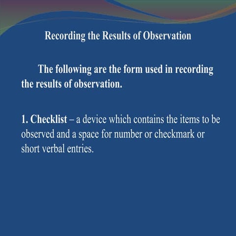 Checklist as a tool of data collection -by Dr. Neha Deo | PPTX
