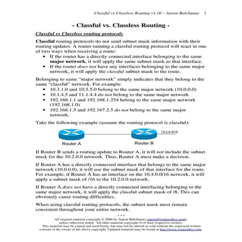 Classless classful | PDF