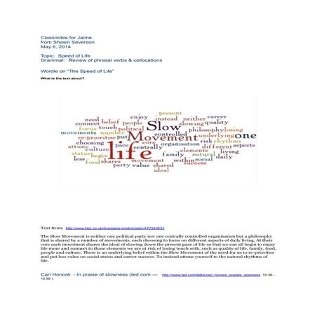 Classnotes - handout