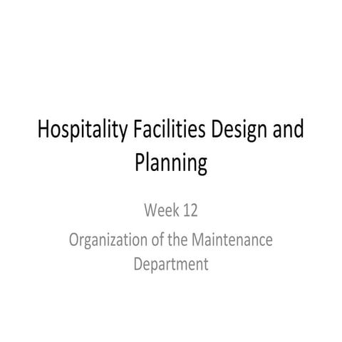 Class notes week 12 | PPT