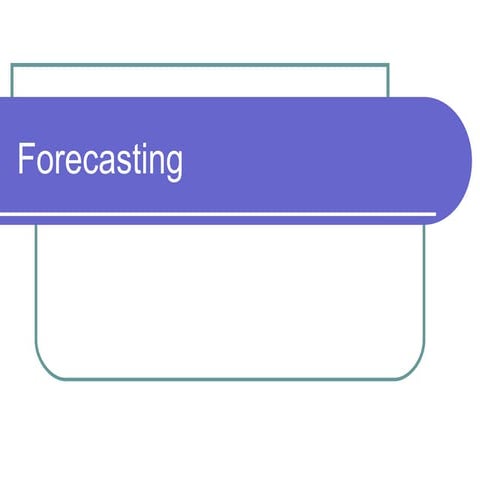 Class notes forecasting