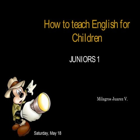 Teaching English for children