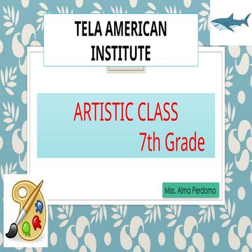 Class Of Art 7 grade.pptx clase of art en ingles