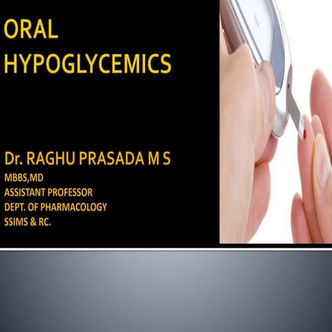 Class oral hypoglycemics