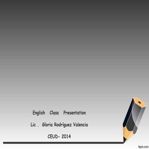 Presentation in English