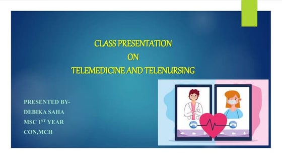Telemedicine and Telehealth | PPT