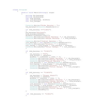 list program C# | PDF