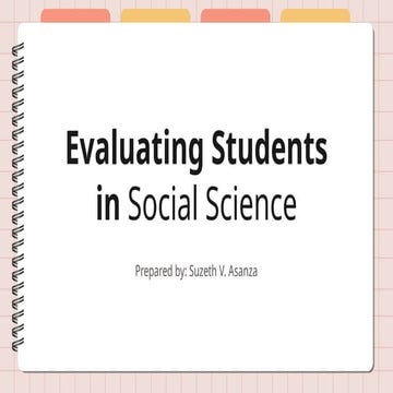 EVALUATING STUDENTS IN SOCIAL SCIENCE.pptx