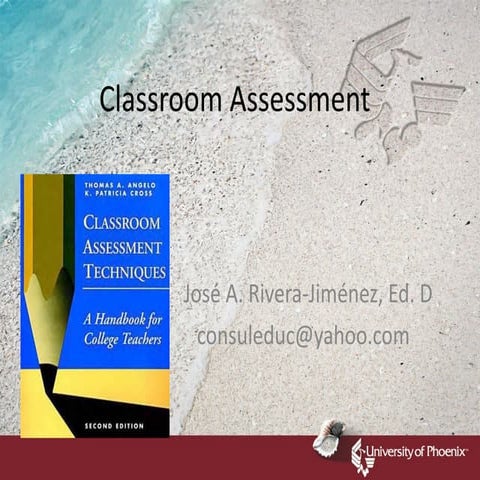 Classroom assessment
