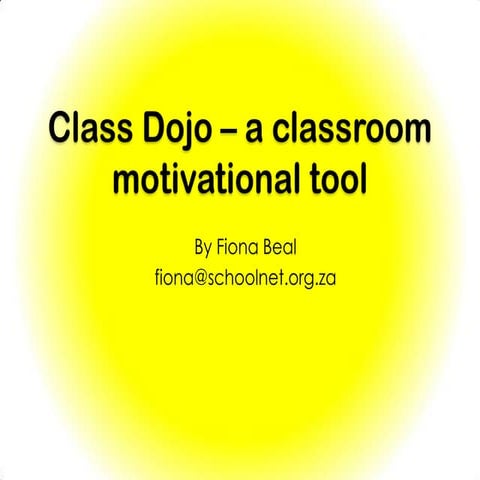 Classroom Dojo – a class motivational tool