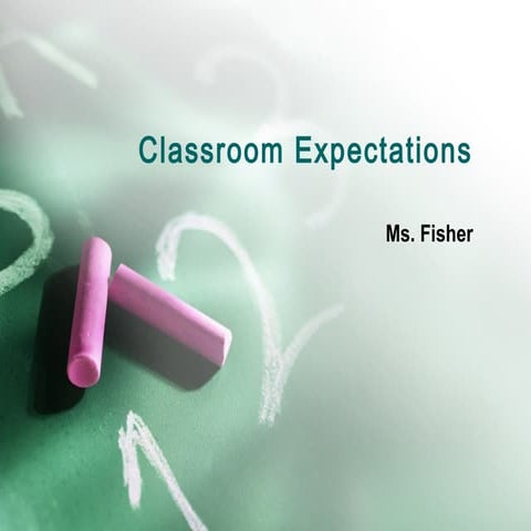 Classroom expectations