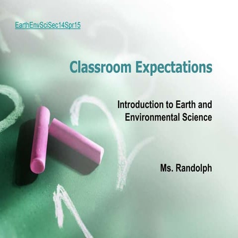 Classroom expectations