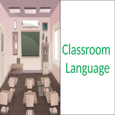 Classroom Language for beginners English education | PPTX