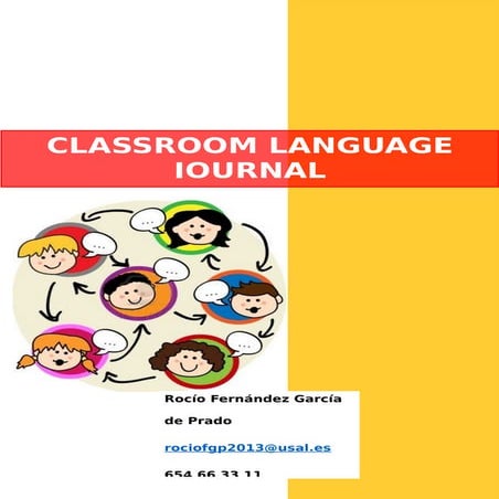 Classroom Language Journal