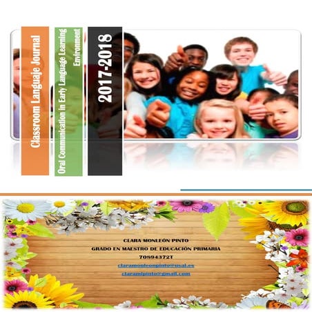 Classroom language journal