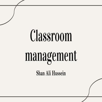 the effectiveness of management on EFL context