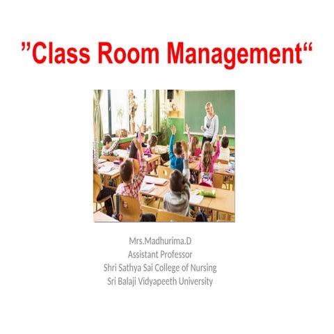 classroom management - Communication Education and Technology.ppt