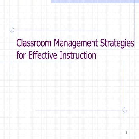 classroom management INSET.ppt
