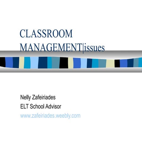 Classroom management issues