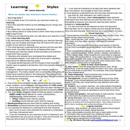 classroom management:    learning styles.pdf