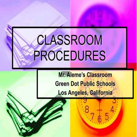 Classroom management plan