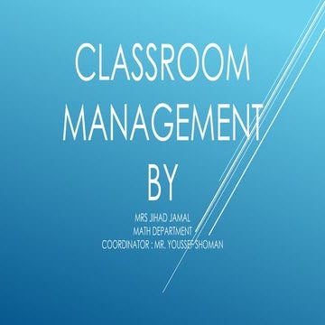 classroom management by jihad ghannamppt.pptx