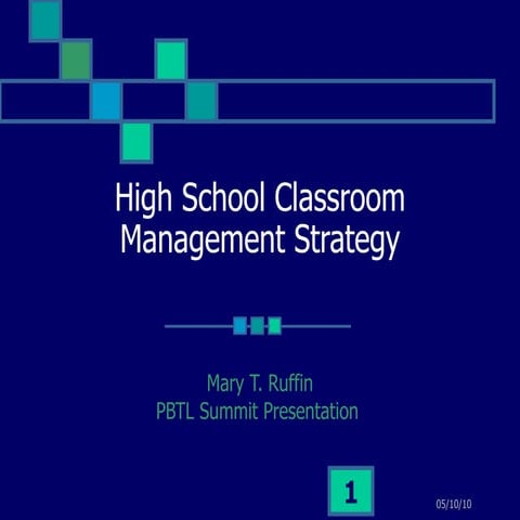 Classroom Management Strategy