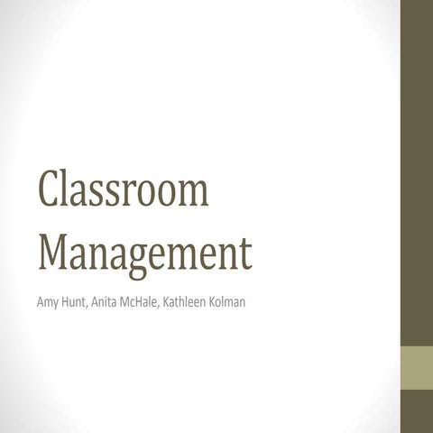 Classroom management Team c