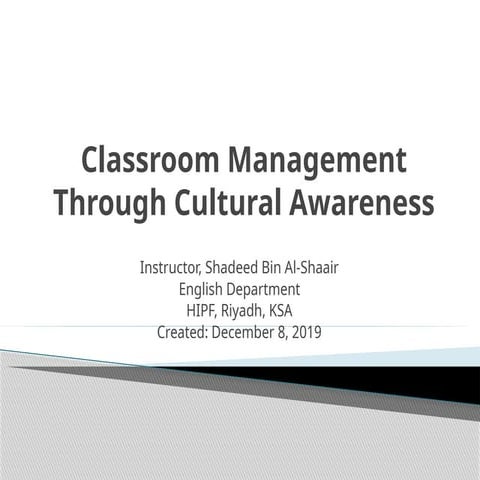 Classroom Management Through Cultural Awareness - 001.pptx