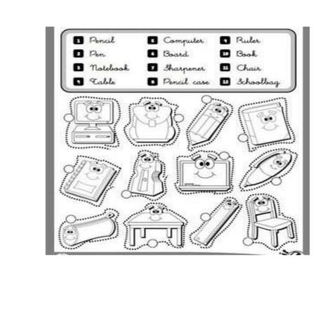 Classroom objects | DOCX