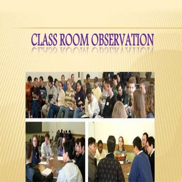 Classroomobservation 111222171640-phpapp01