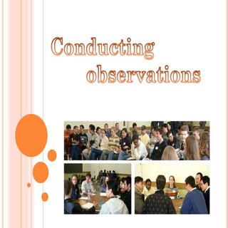 Classroom Observation Techniques