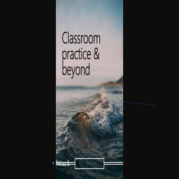 Classroom practice &amp; beyond chapter 10