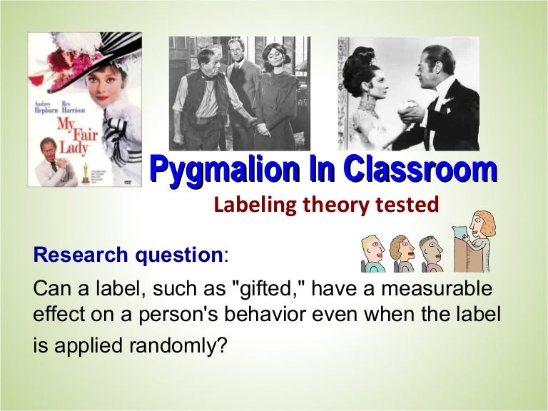 Classroom pygmalion experiment