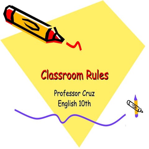 Classroom rules