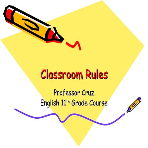 Classroom rules