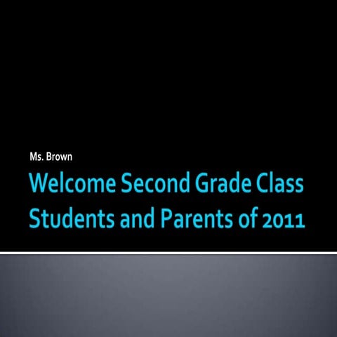 Classroom rules and routines 2011