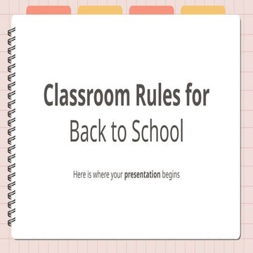 Classroom Rules for Back to School by Slidesgo.pptx