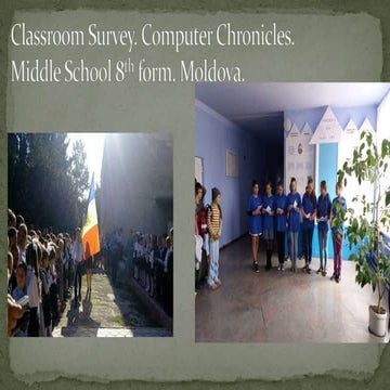 Classroom survey from Moldova