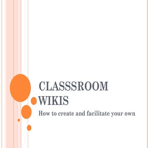 Classroom wikis