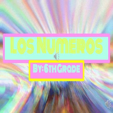 Spanish number song 0-100